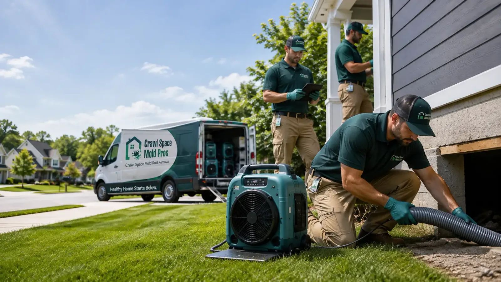 Crawl Space Mold Removal in Lagrange, WY